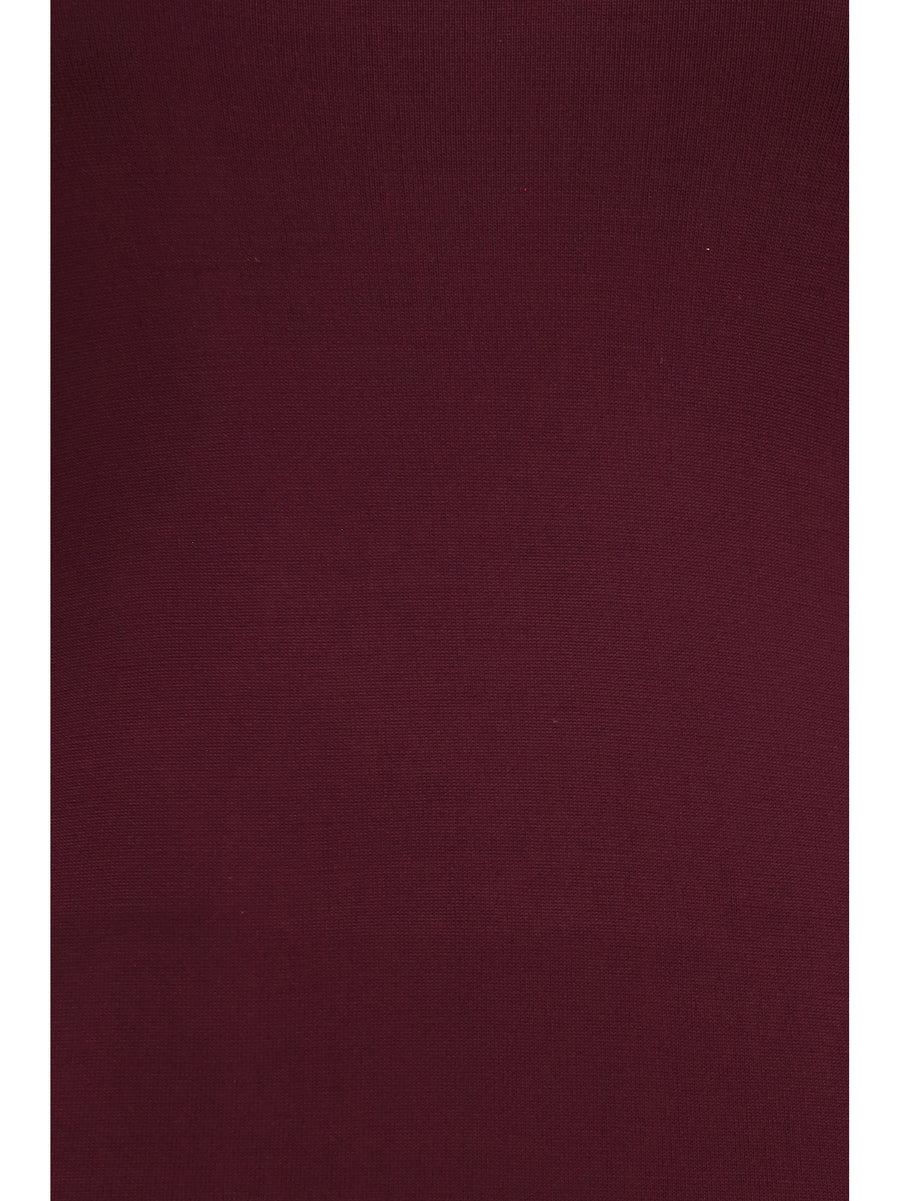 Dress Silk Aubergine