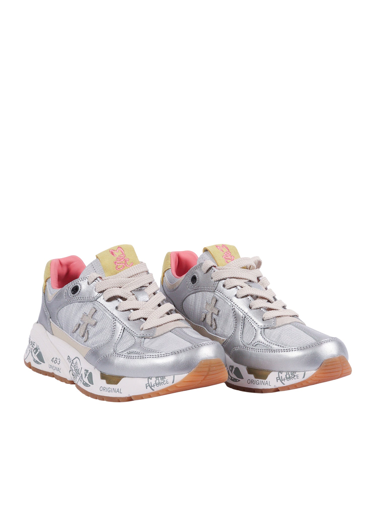 Mased Sneakers Silver