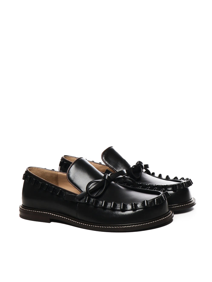 Jw Anderson Flat Shoes Black Calfskin