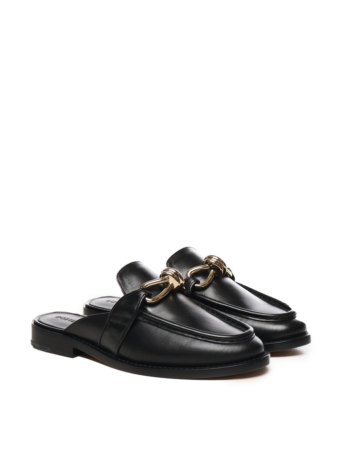 Bottega Veneta Flat Shoes Black Calfskin