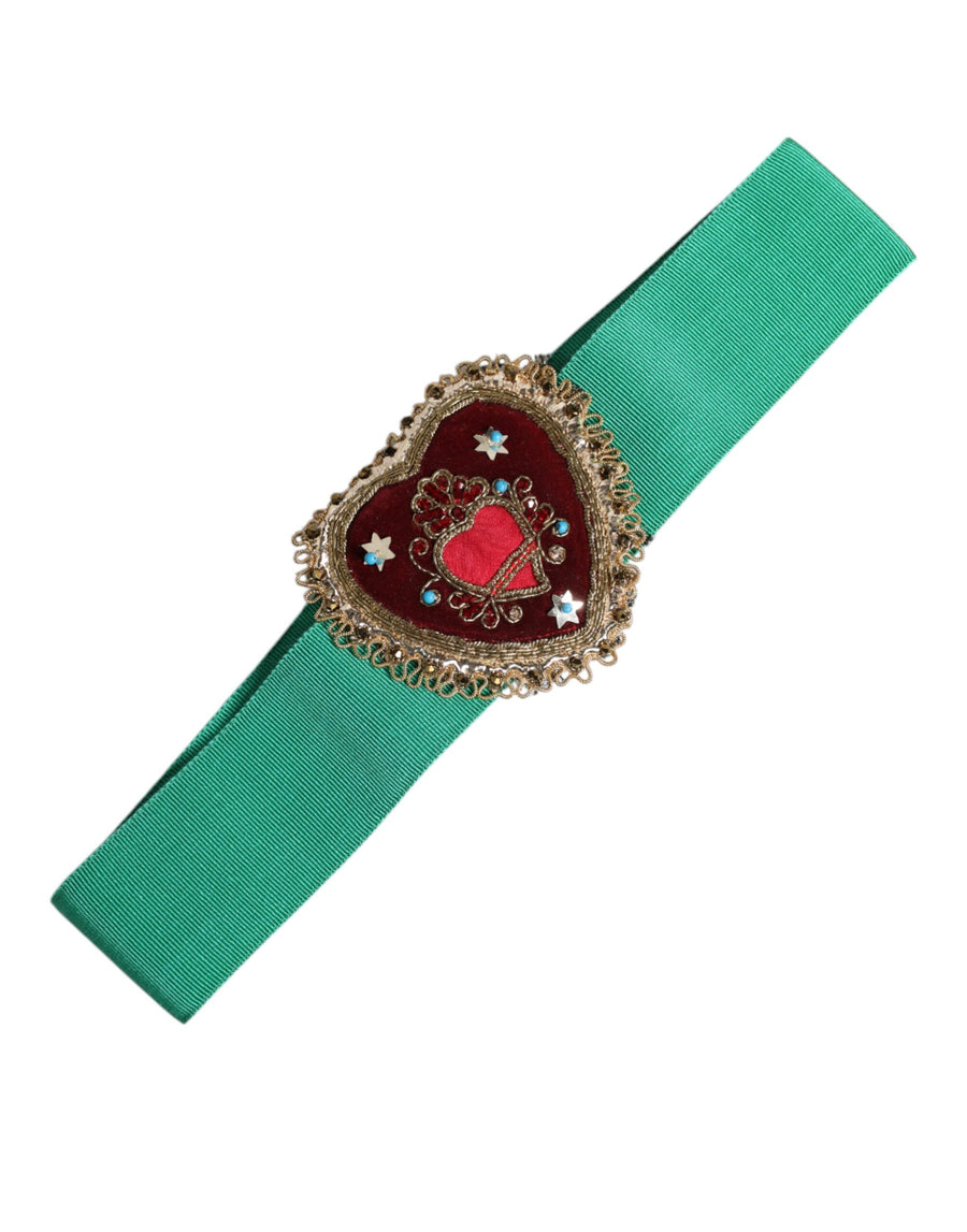 Dolce & Gabbana 50% Cotton belt in green