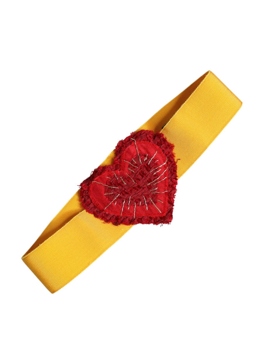 Dolce & Gabbana 50% Cotton belt in yellow