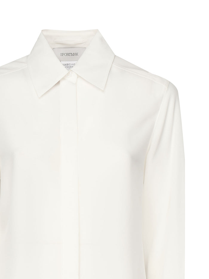 Sportmax Shirts White Silk