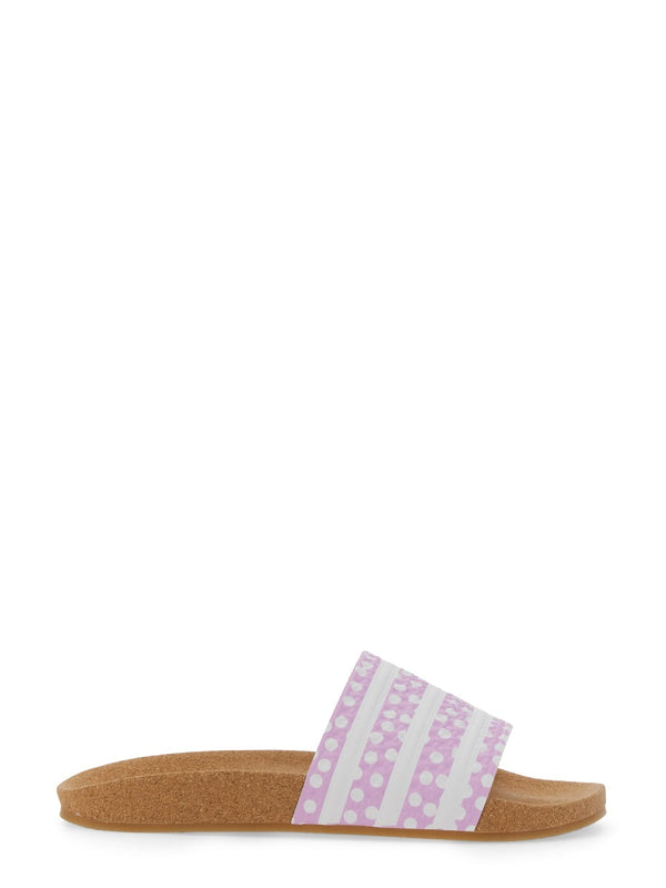 Slip-On Slipper Adilette Pink Cork Sole Sandal