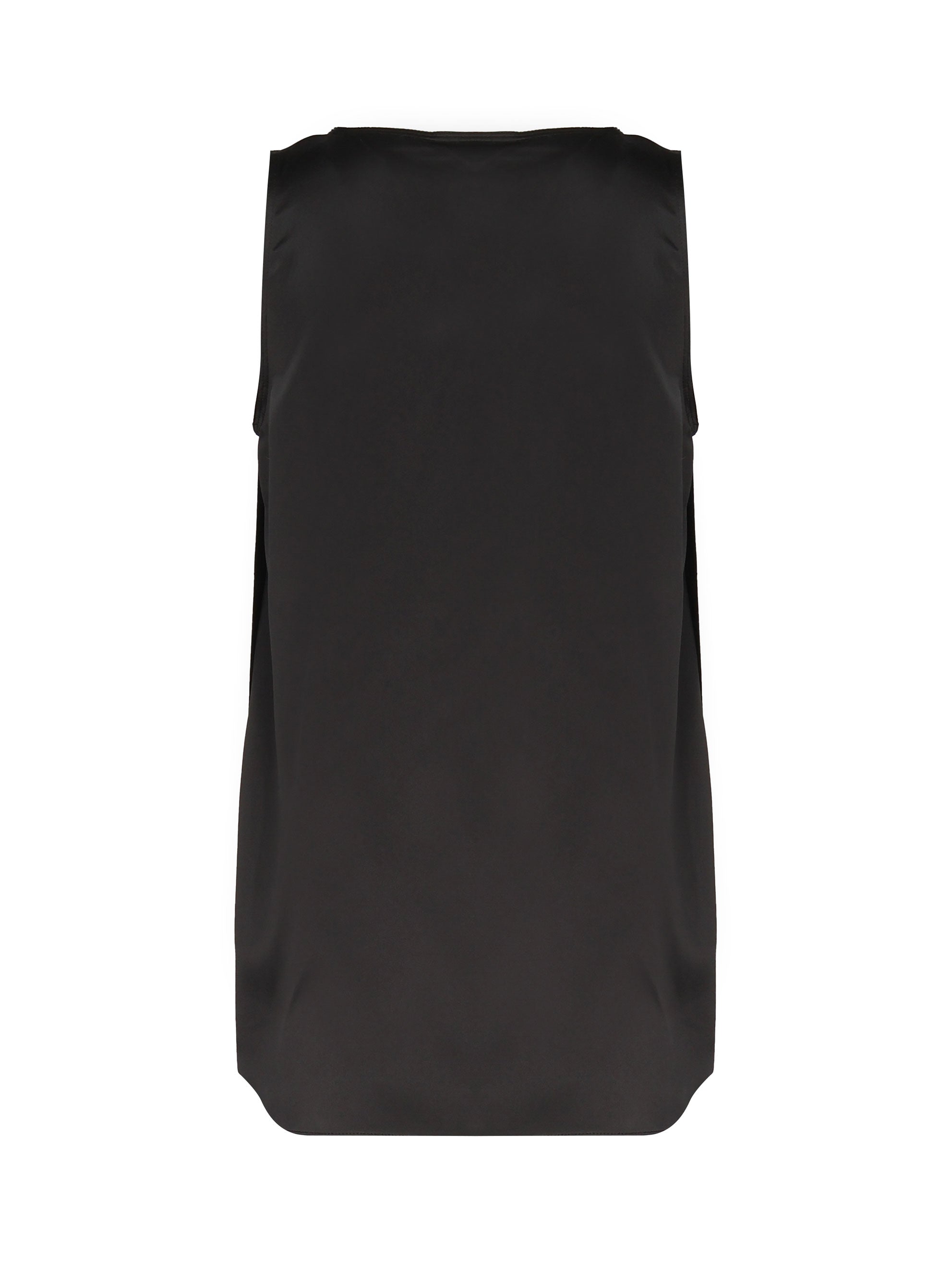Max Mara Top Black Silk