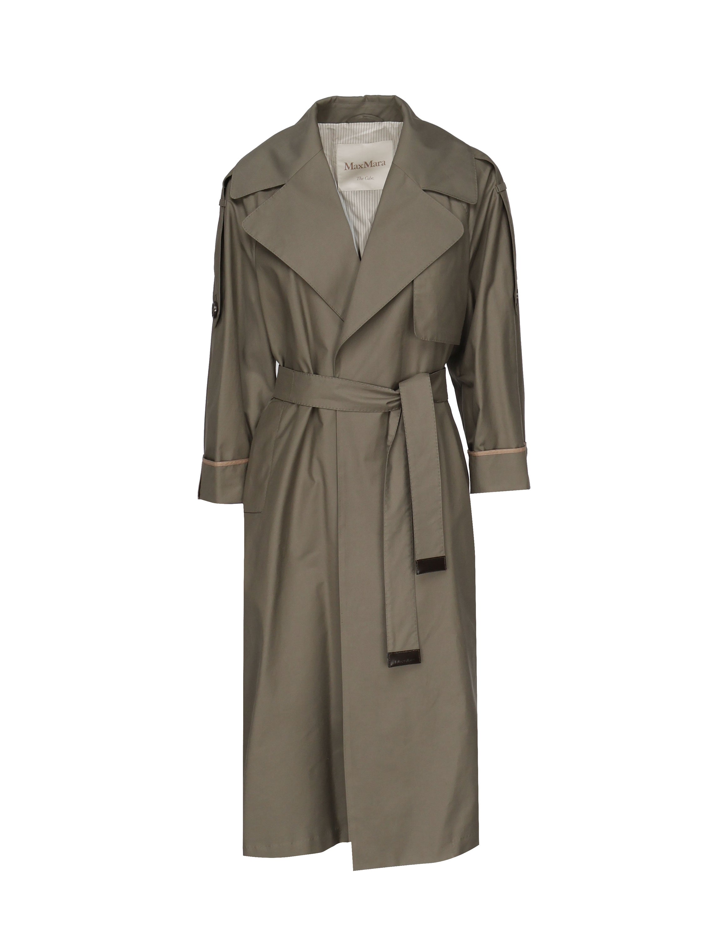 Max Mara The Cube Coats Green Cotton