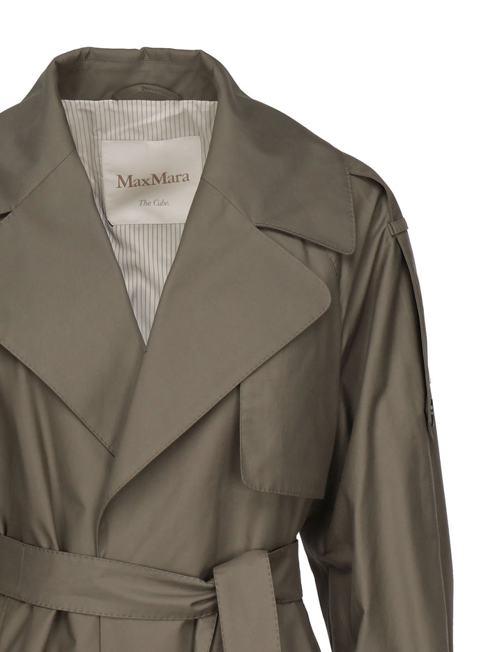 Max Mara The Cube Coats Green Cotton