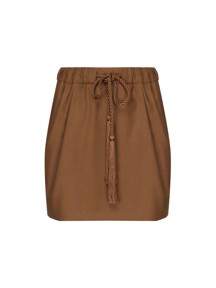 Max Mara Skirts Brown Wool
