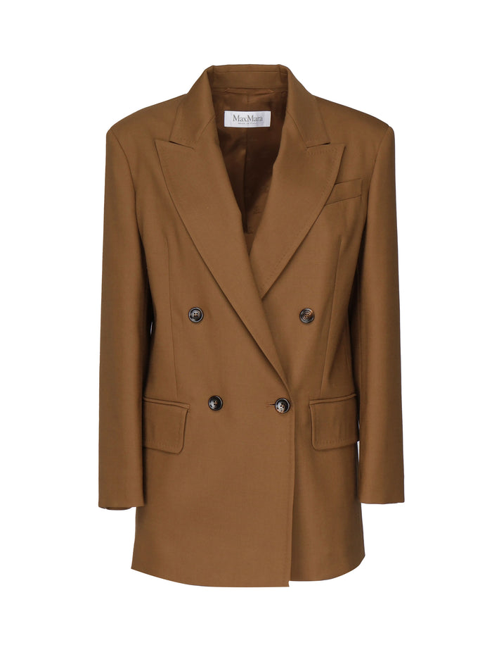 Max Mara Jackets Brown Virgin Wool
