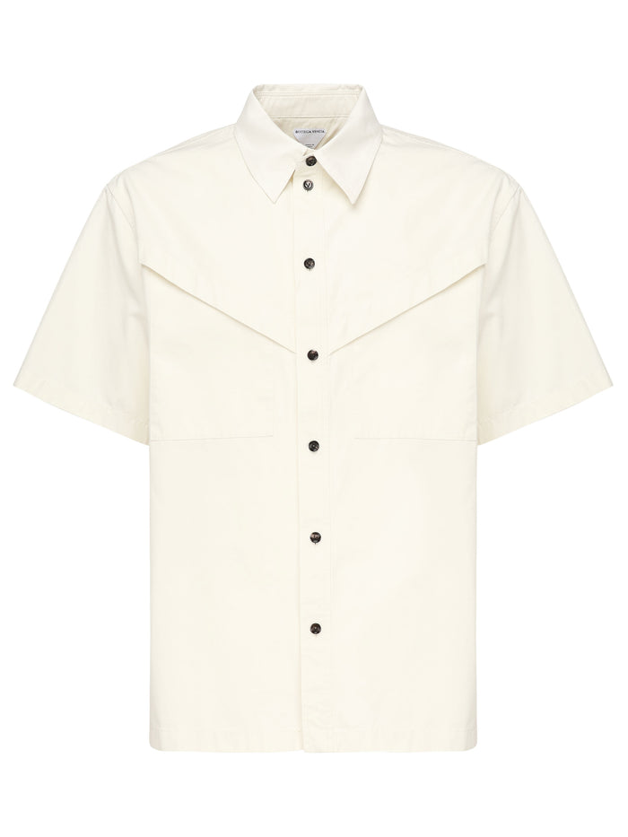 Bottega Veneta Shirts Ivory Cotton