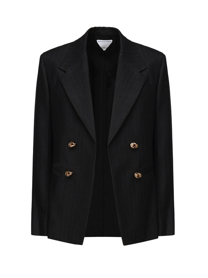 Bottega Veneta Jackets Black Cotton