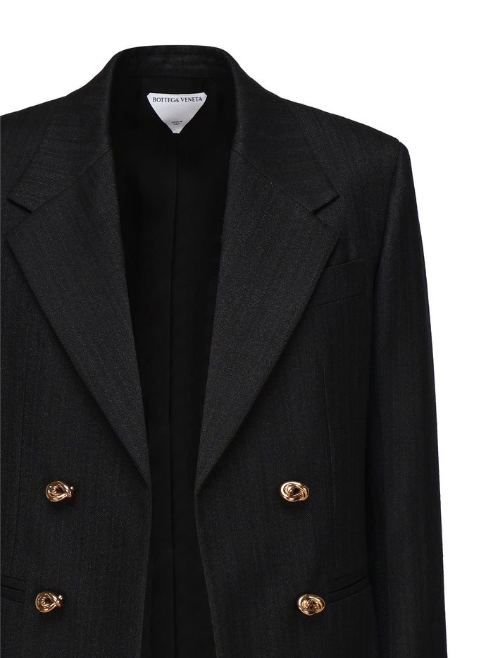 Bottega Veneta Jackets Black Cotton