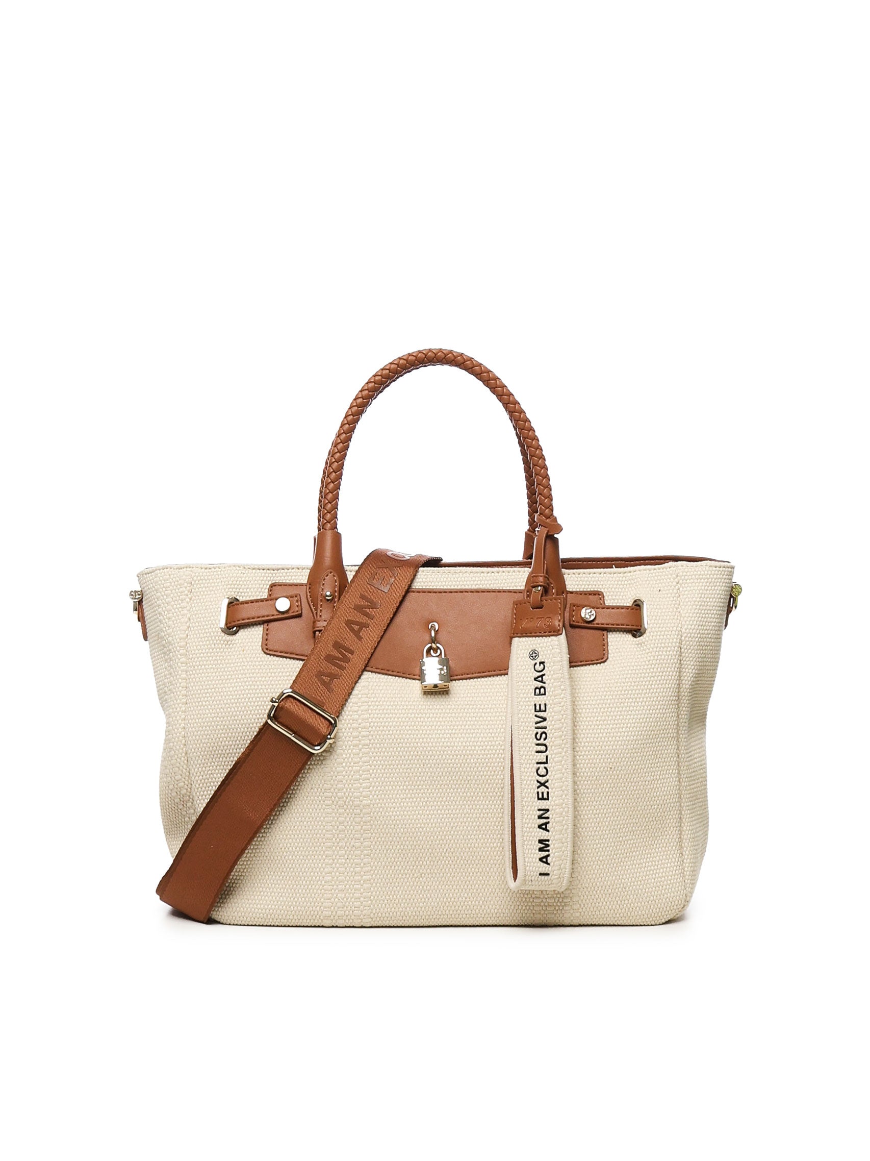 V° 73 Bags Off White/orange Polyester