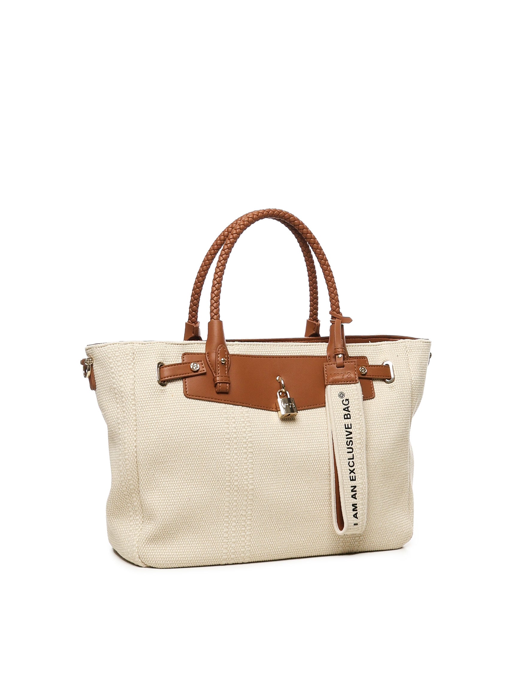 V° 73 Bags Off White/orange Polyester