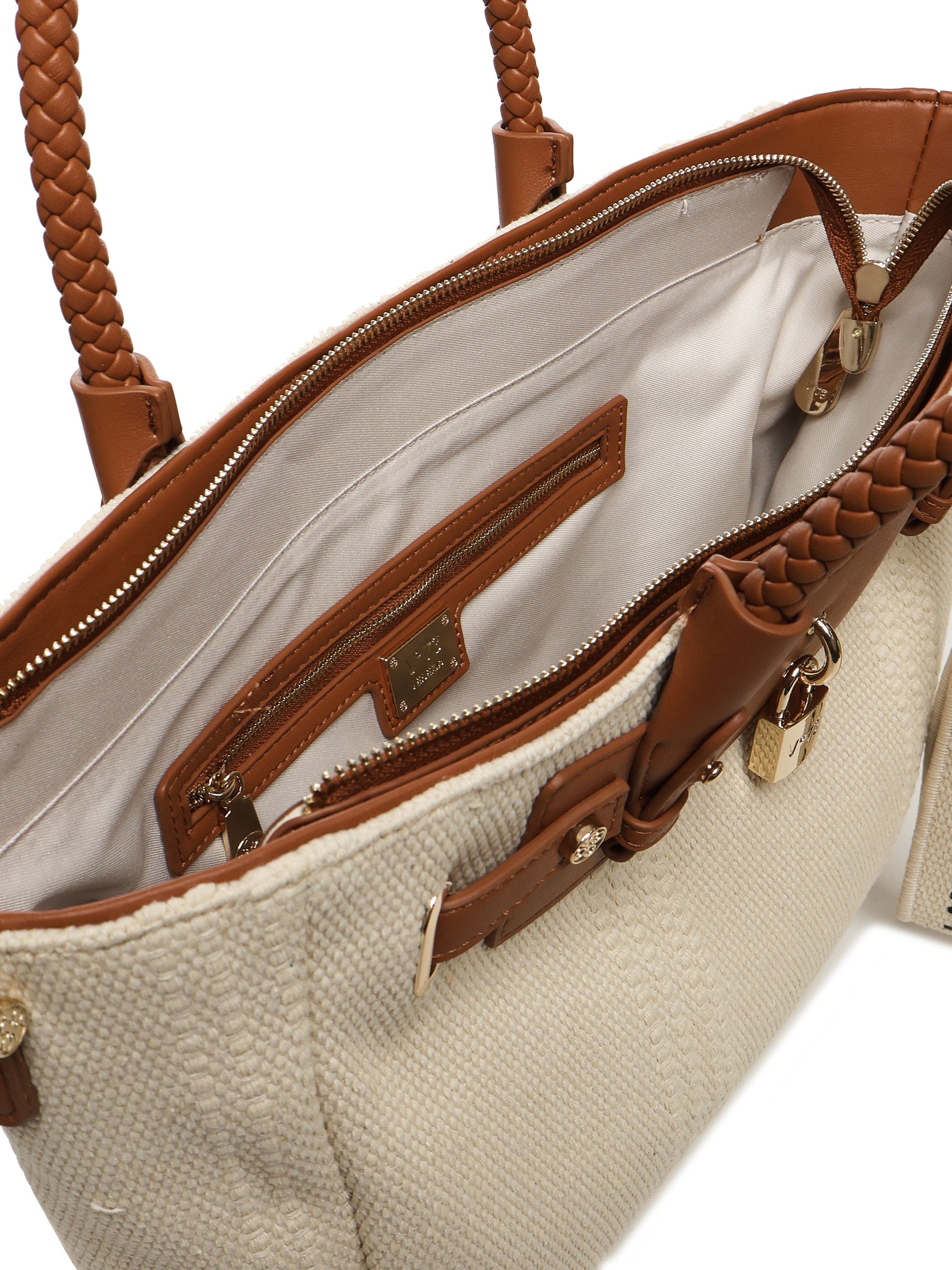 V° 73 Bags Off White/orange Polyester