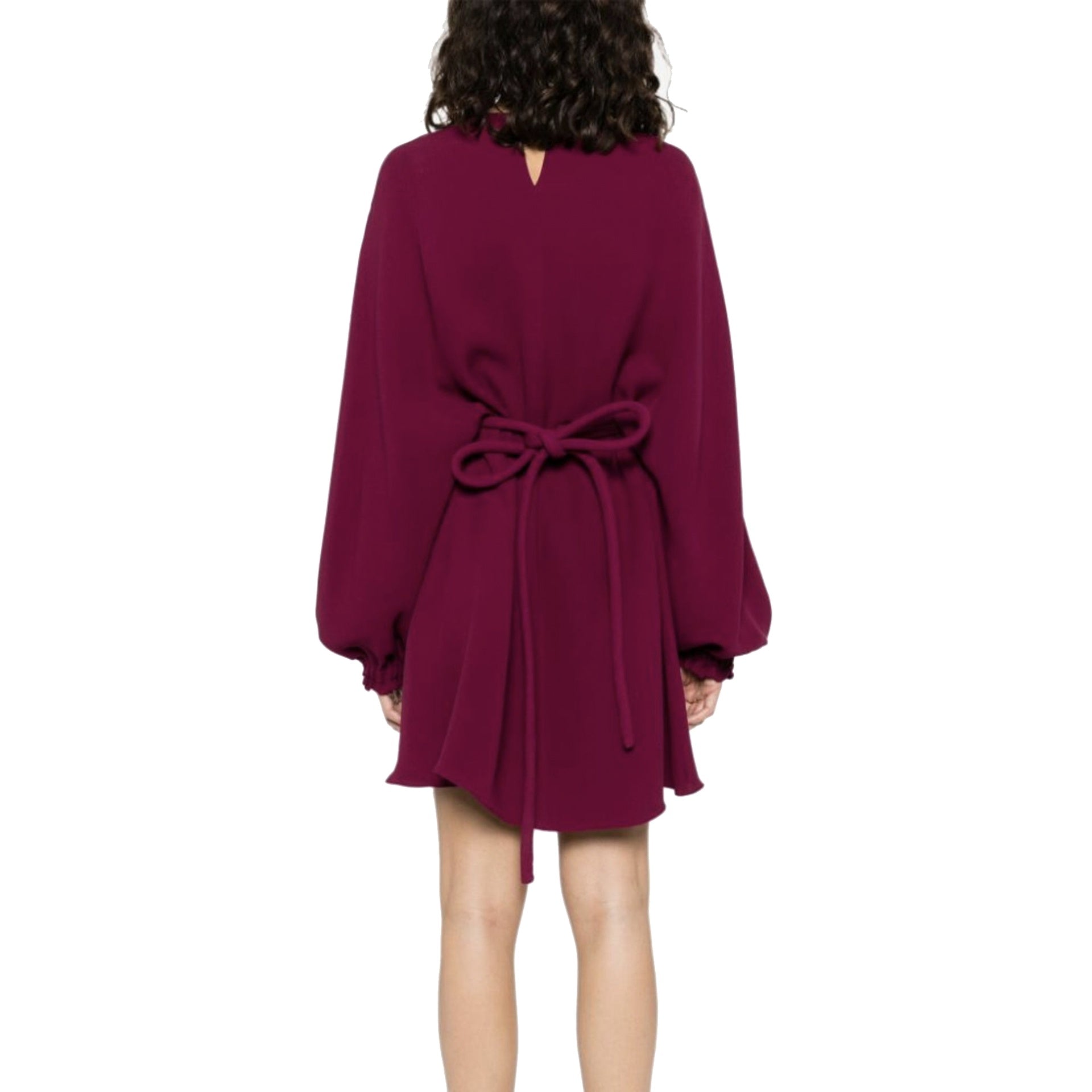 Cady Silk Dress Purple