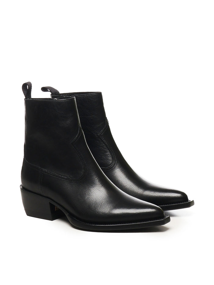 Golden Goose Boots Black Calfskin