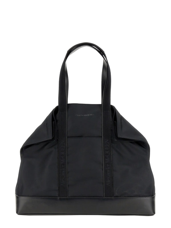 Tote De Manta Bag Black Nylon Handbags