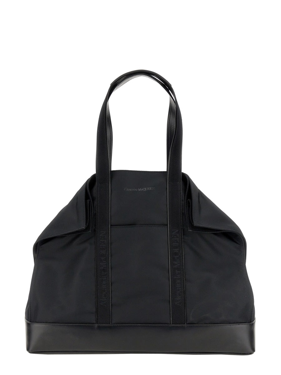 Tote De Manta Bag Black Nylon Handbags