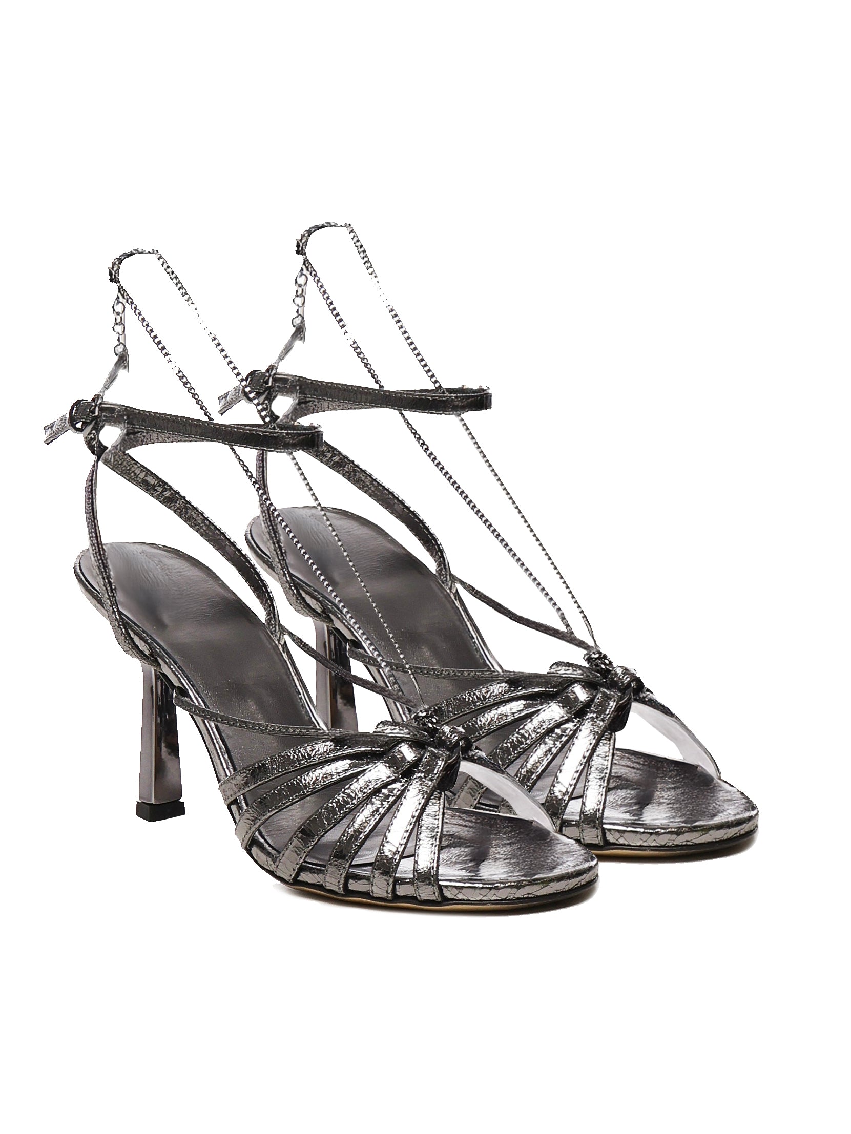 Golden Goose Sandals Grey Calfskin