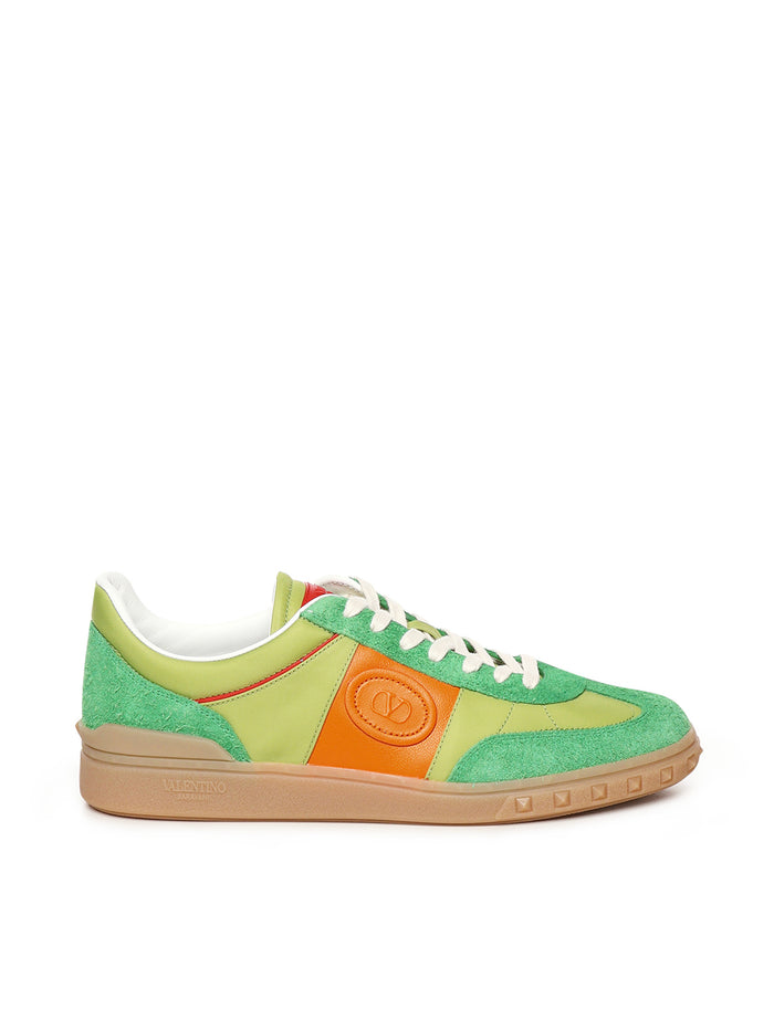 Valentino Garavani Sneakers Green, Orange Suede