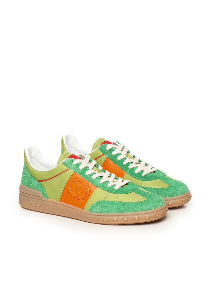 Valentino Garavani Sneakers Green, Orange Suede