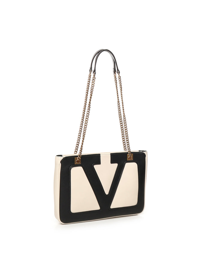 Valentino Garavani Bags Black, White Calfskin