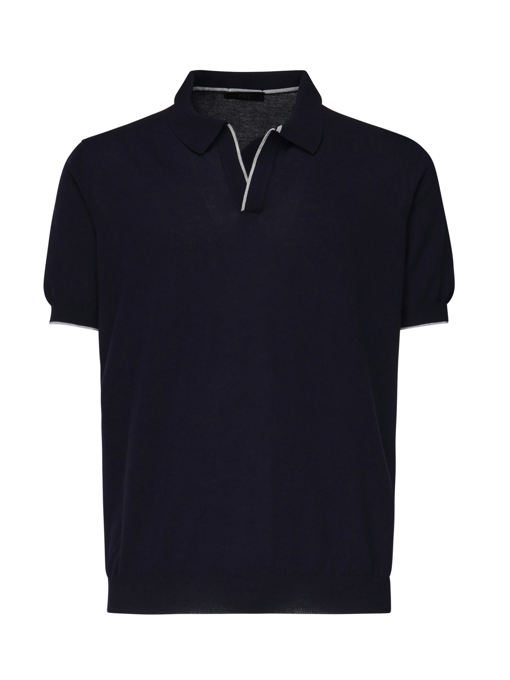 Fay T-shirts and Polos Blue Cotton