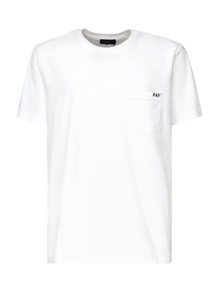Fay T-shirts and Polos White Cotton