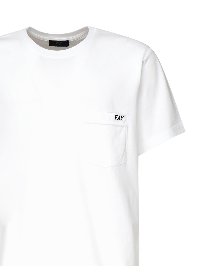 Fay T-shirts and Polos White Cotton