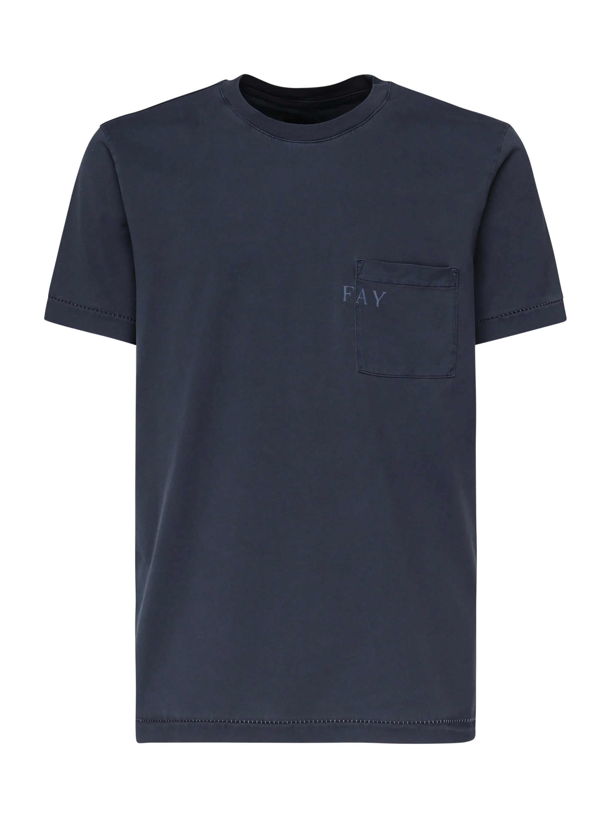 Fay T-shirts and Polos Blue Cotton
