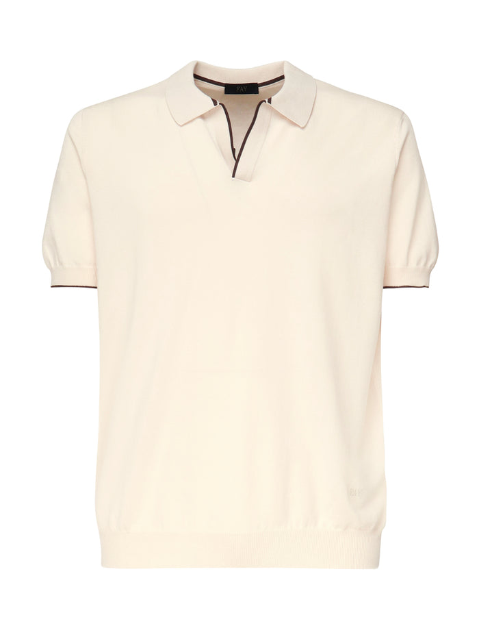 Fay T-Shirts And Polos Beige Cotton