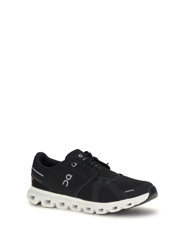 Sneakers Cloud 6 Black-White Black/white Upper: Recycled Polyester Trainers