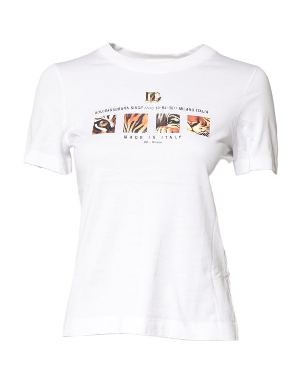 Dolce & Gabbana 100% Cotton t-shirt in white
