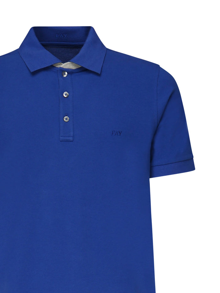 Fay T-shirts and Polos Blue Cotton