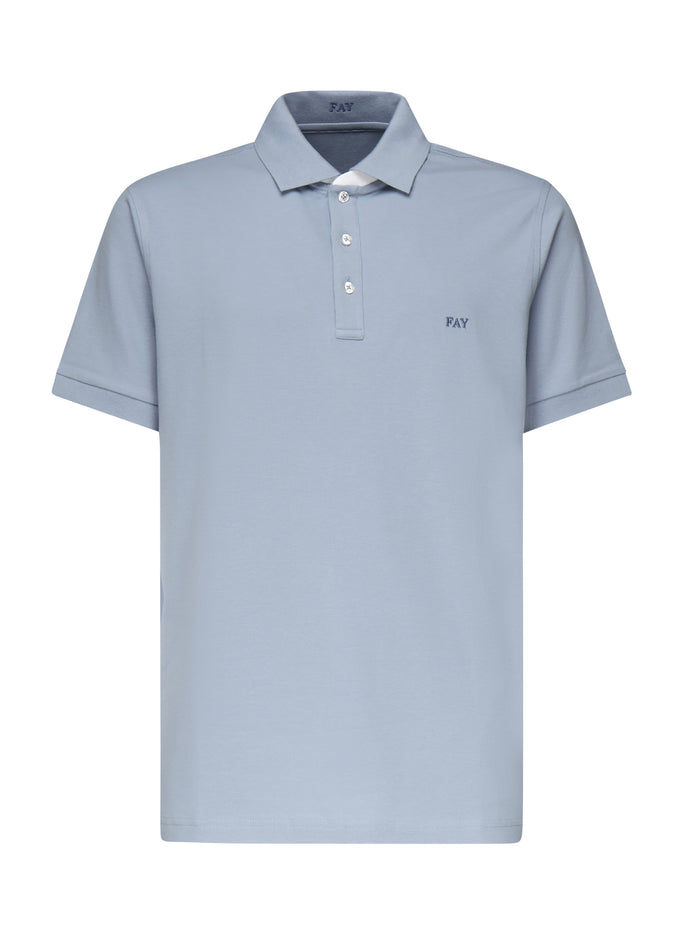 Fay T-shirts and Polos Blue Cotton