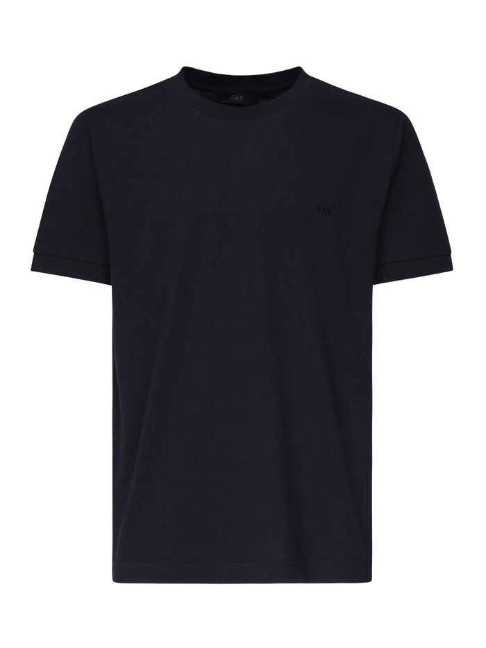 Fay T-shirts and Polos Black Cotton