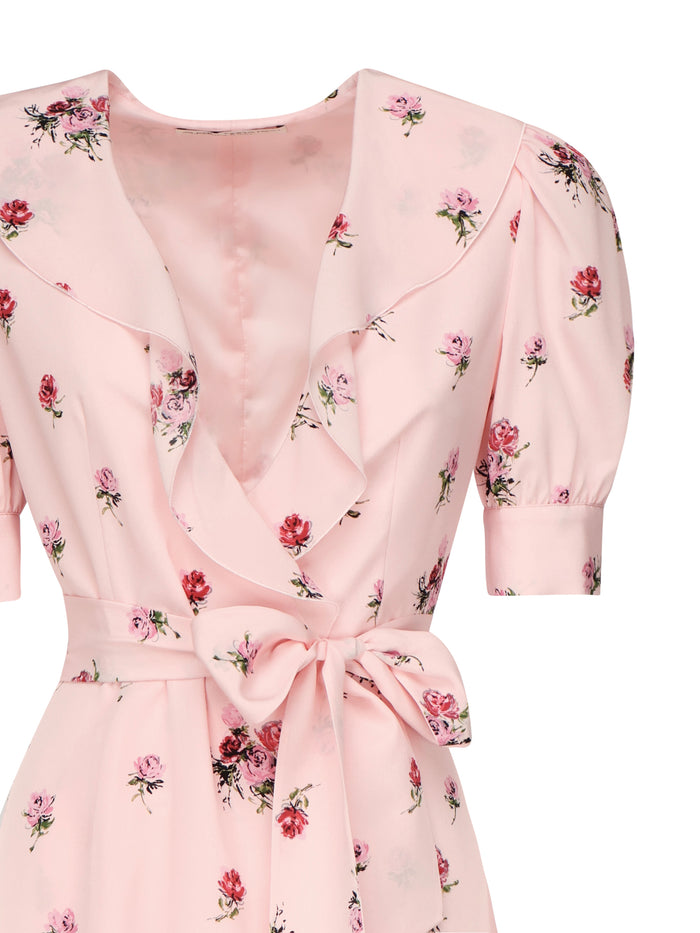 Alessandra Rich Dresses Pink Silk