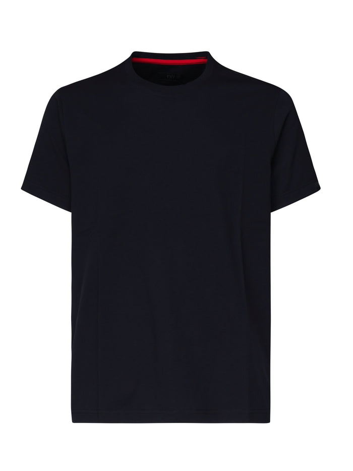 Fay T-shirts and Polos Black Cotton