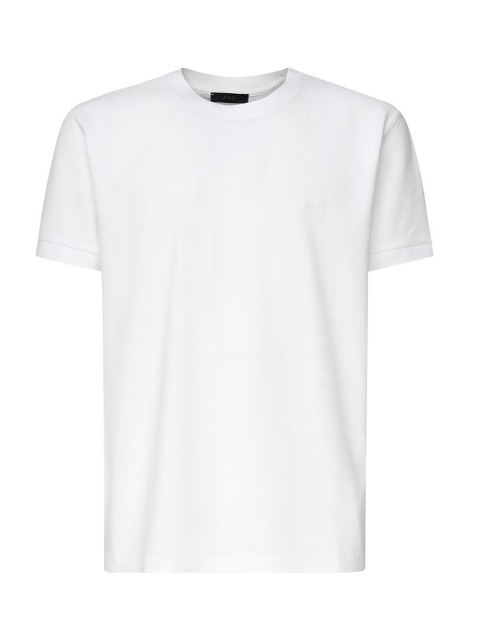 Fay T-shirts and Polos White Cotton