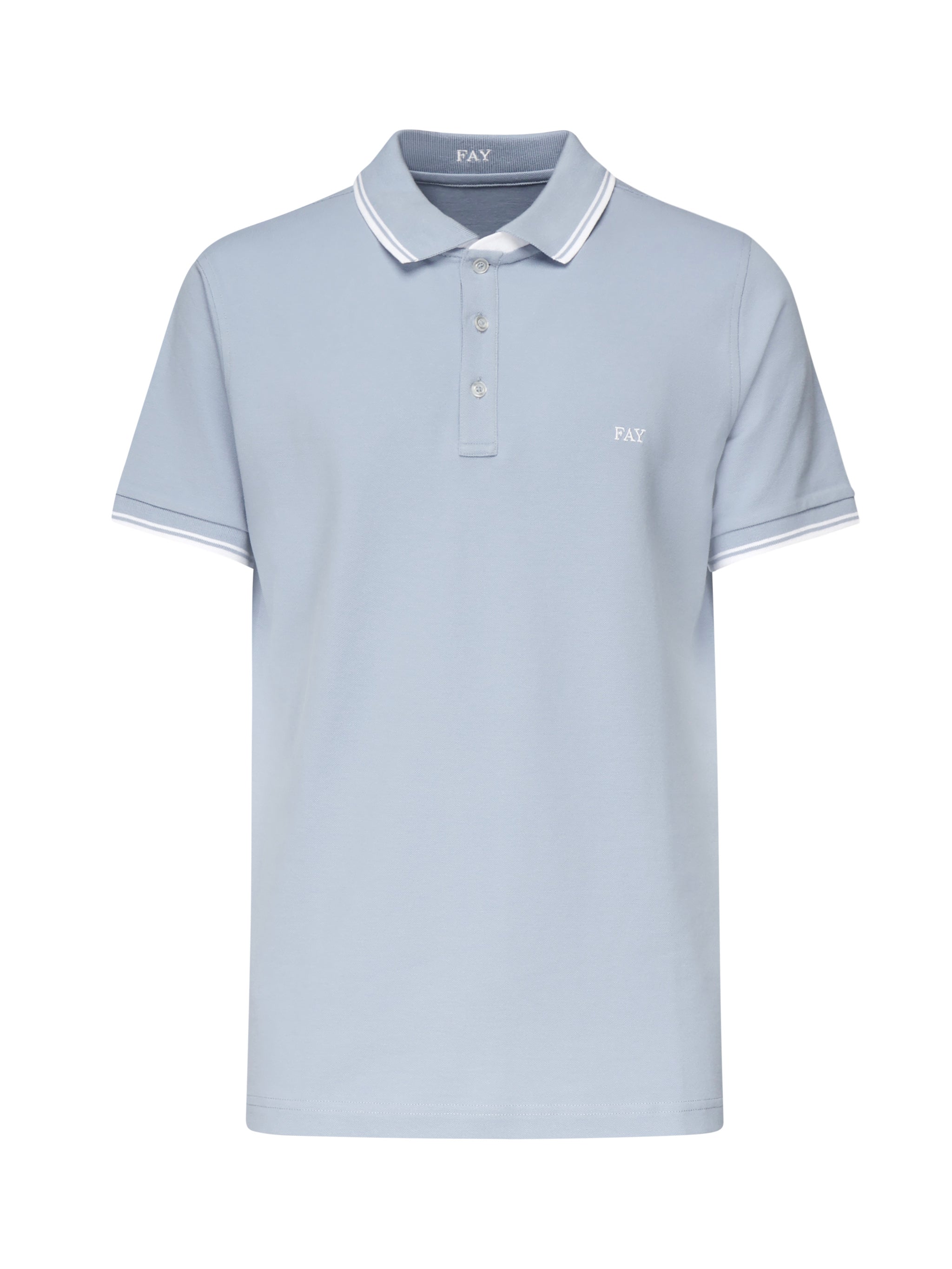 Fay T-shirts and Polos Blue Cotton