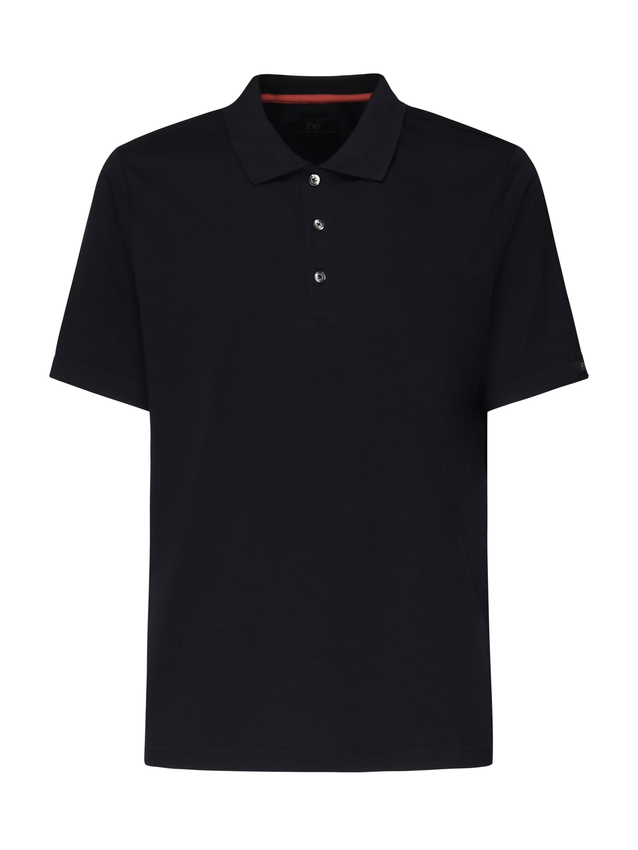 Fay T-shirts and Polos Black Cotton