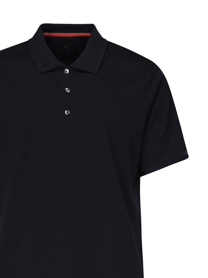 Fay T-shirts and Polos Black Cotton