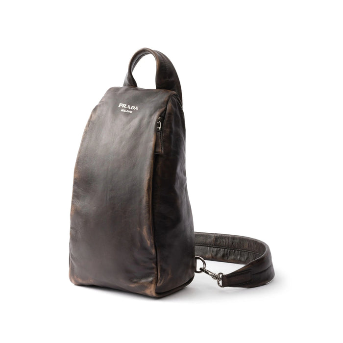 Backpack Prada Brown Lining Nappa Leather: 100. Backpacks