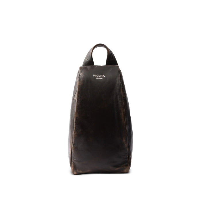 Backpack Prada Brown Lining Nappa Leather: 100. Backpacks
