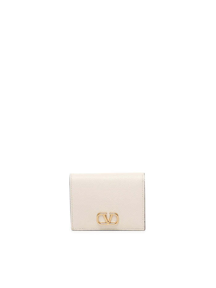 Valentino Garavani Wallets White Calfskin