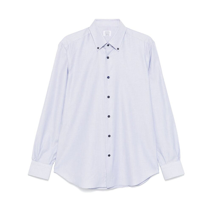 Shirt Mazzarelli Blue Cotton: 100