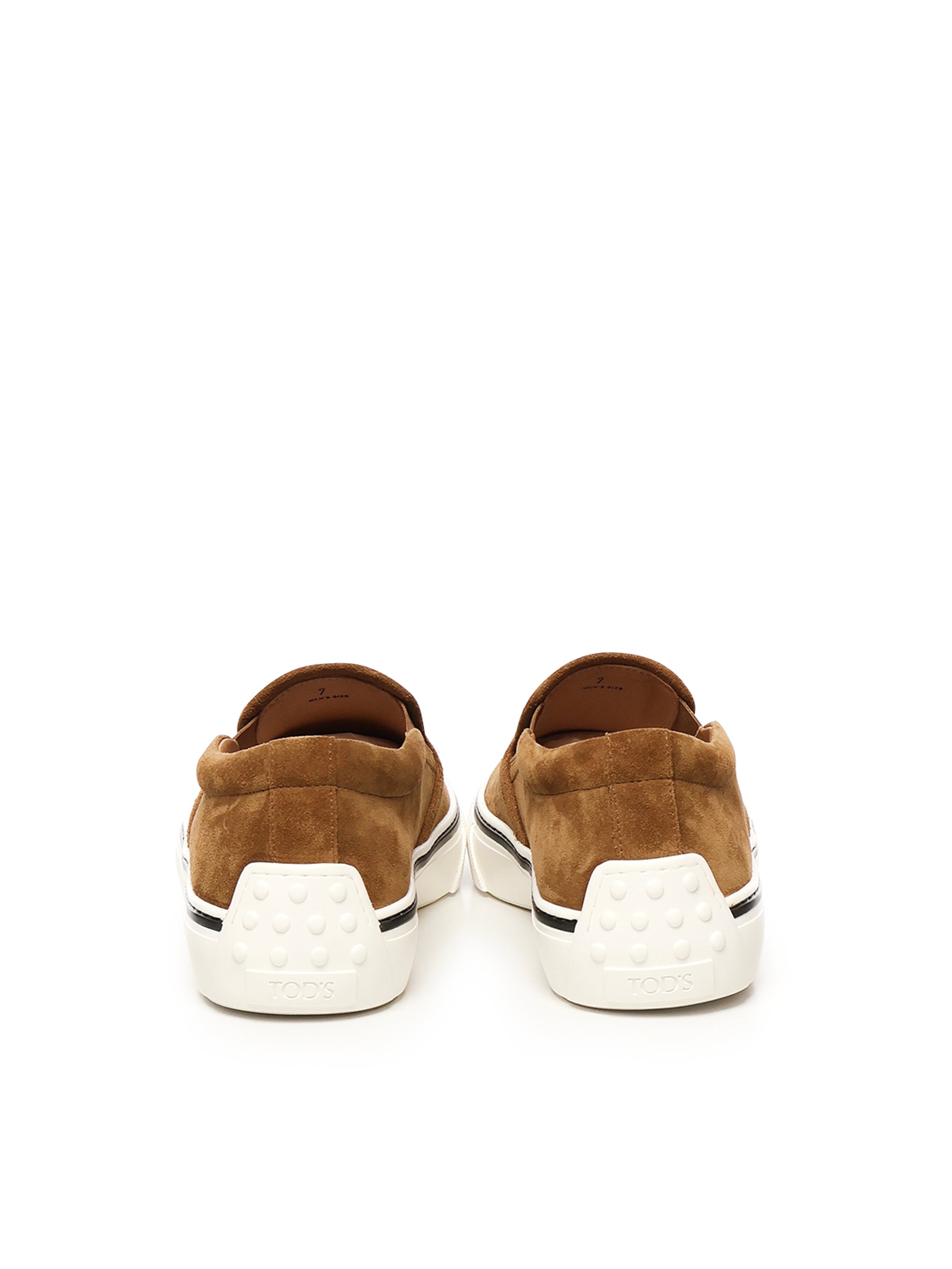 Tods Flat shoes Brown Suede Calfskin