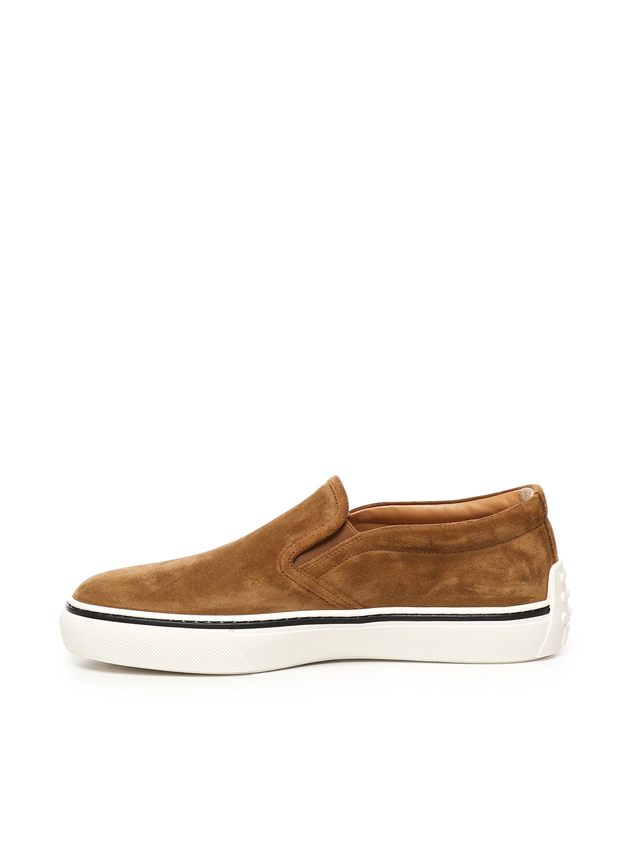 Tods Flat shoes Brown Suede Calfskin