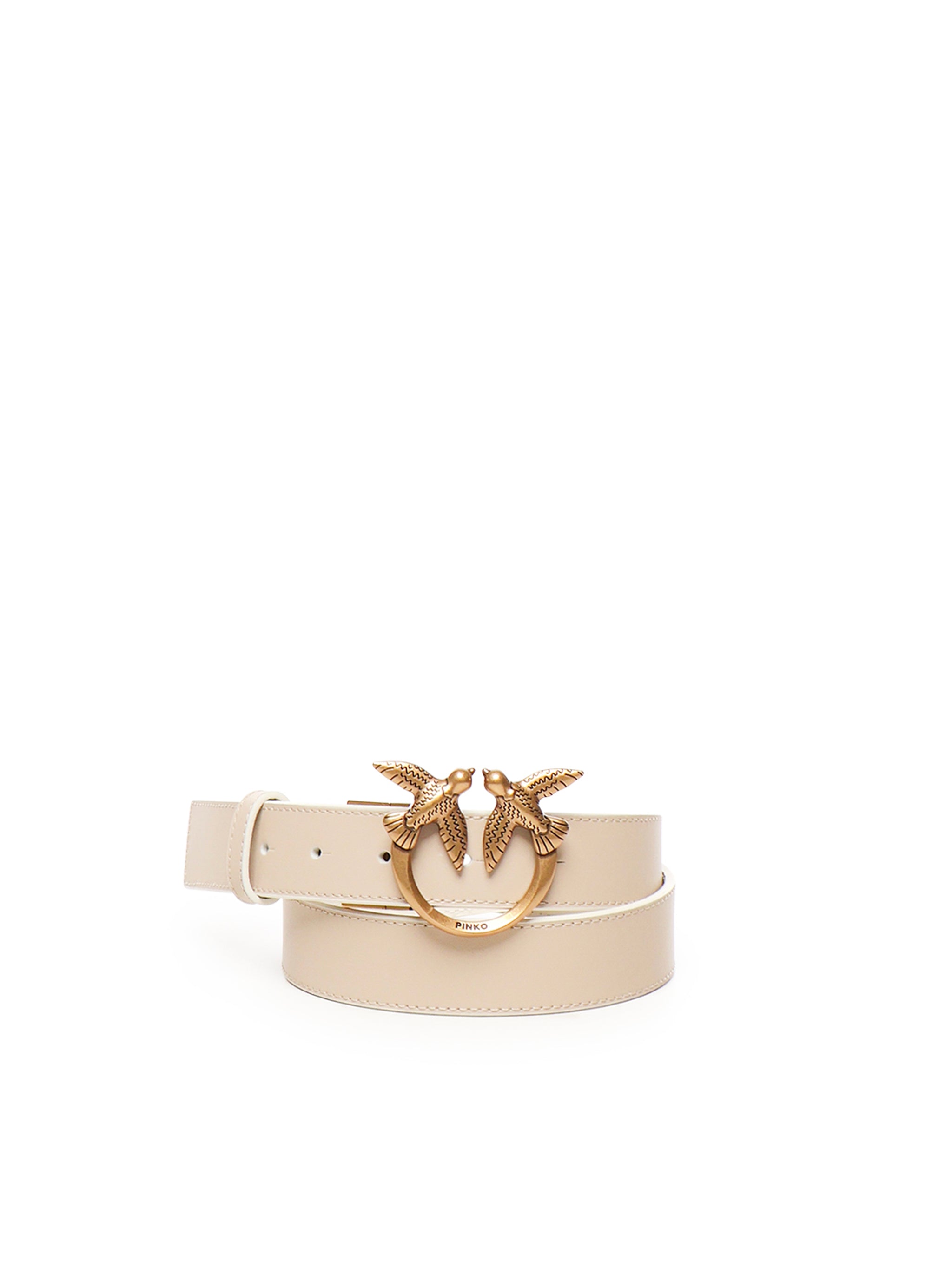 Pinko Belts Sand Cowskin